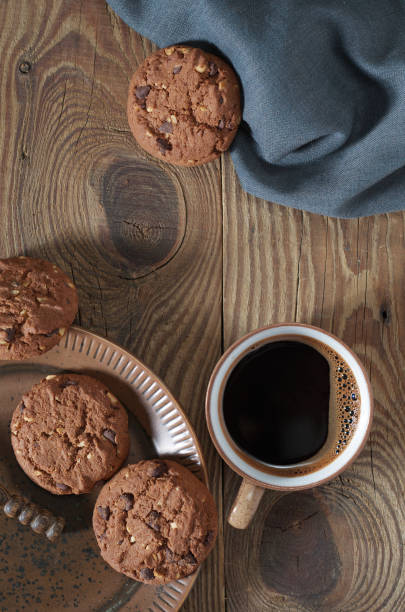 istock Breakfast with coffee and cookies 1188249161