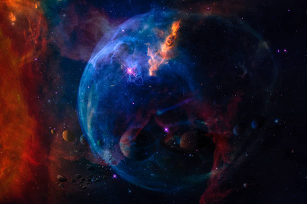 istock Universe scene with planets, stars and galaxies in outer space, the space exploration. Science wallpaper. Elements furnished by NASA 1188250164
