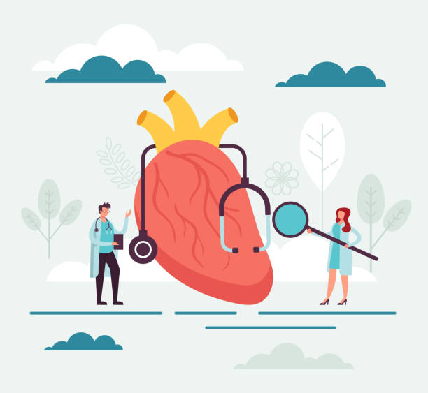 Cardiology Medicine Transplantation Surgery Concept Vector Flat Graphic  Design Cartoon Illustration Stock Illustration - Download Image Now - iStock