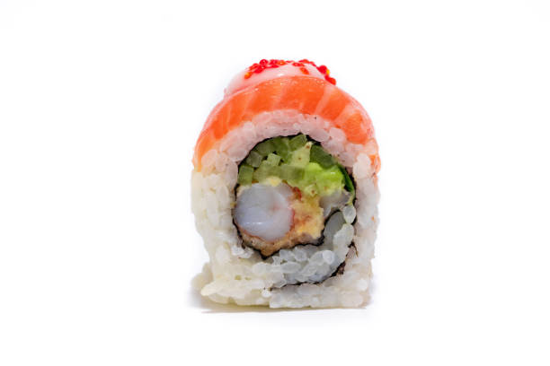 istock Far east food sushi on white background 1188253045