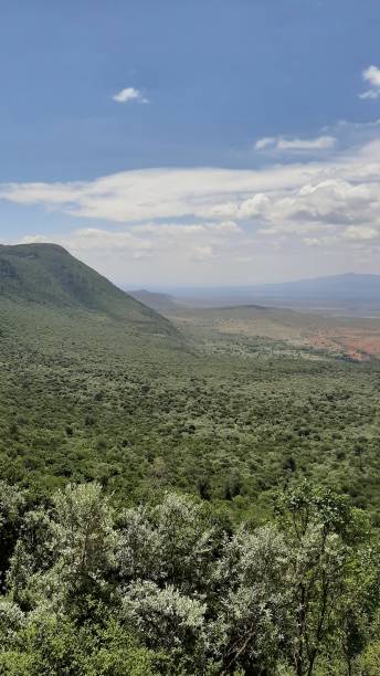 istock Great drift valley view point with green mountains in kenya 1188256301