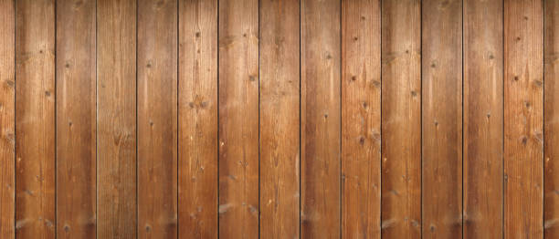 茶色の木の質感。抽象的な背景、空のテンプレート。結び目と釘穴を持つ素朴な風化した納屋の木製の背景。木製の板で作られた壁のクローズアップ。 - wood rustic close up nail ストックフォトと画像