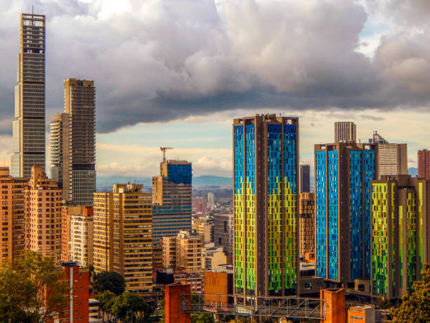 istock Cityscape in Bogota with tall buildings 1188264045
