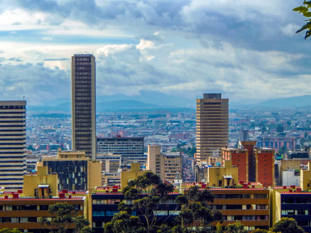 istock Cityscape in Bogota with buildings 1188264050