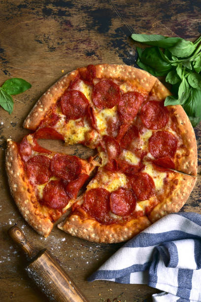 istock Traditional italian pizza pepperoni 1188270736
