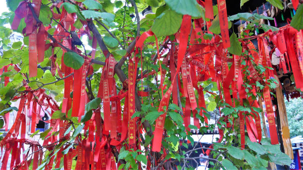 istock red oriental blessing amulets, scrolls & talisman for fortune, love, luck & wealth 1188274033