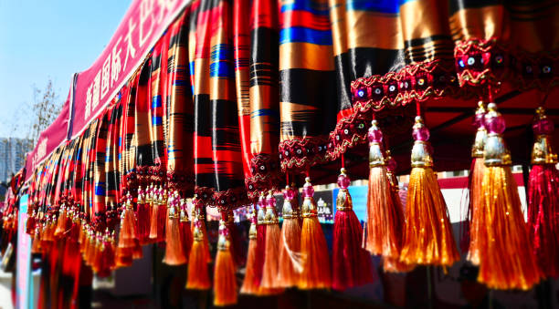 istock red oriental blessing amulets, scrolls & talisman for fortune, love, luck & wealth 1188274263