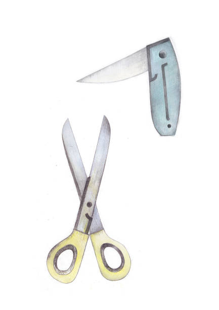 Cartoon Of Old Army Knife Illustrations, Royalty-Free Vector Graphics &  Clip Art - iStock