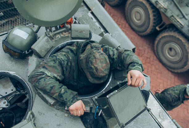 istock A Spanish military exhibition. 1188283781