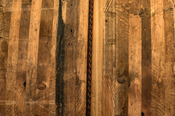 istock Dark vintage old wood texture 1188283858