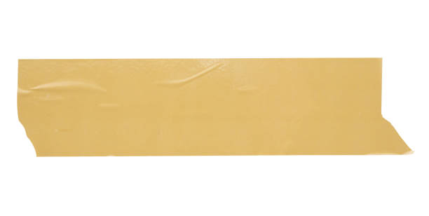 istock Brown adhesive tape isolated on white background 1188287985