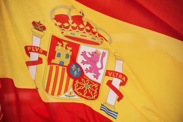 istock Spain flag detail 1188289538