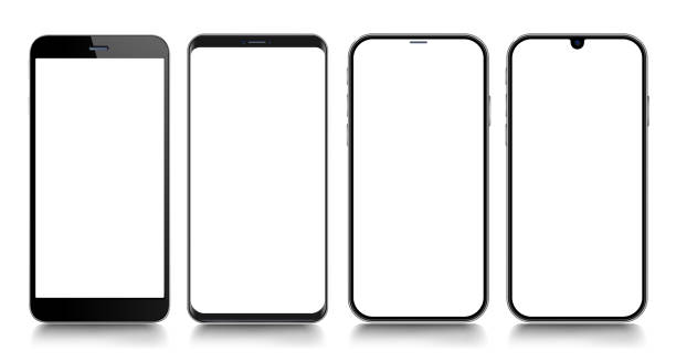 istock Smartphone. Mobile phone Template. Telephone. Realistic vector illustration of Digital devices 1188295991