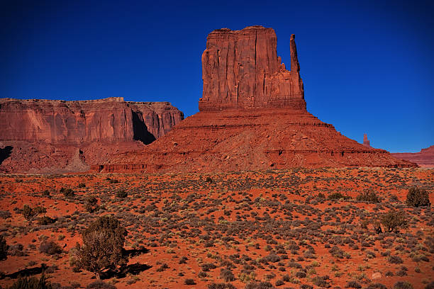 East Mitten Butte stock photo