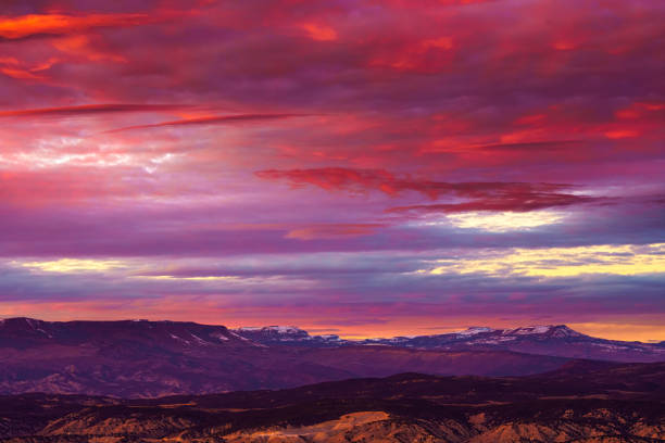 istock Vibrant Mountain Sunset Flat Tops Colorado 1188303674