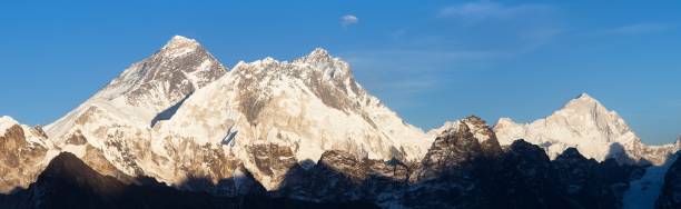 istock Mount Everest Lhotse and Makalu evening sunset view 1188306223