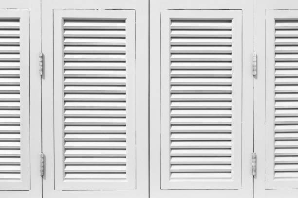 istock Pattern of Antique white wooden window 1188307889