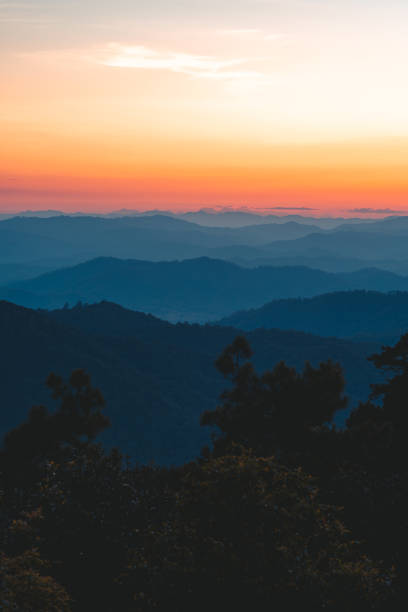 istock Beautiful mountain in the evening-Beautiful light and color 1188309562