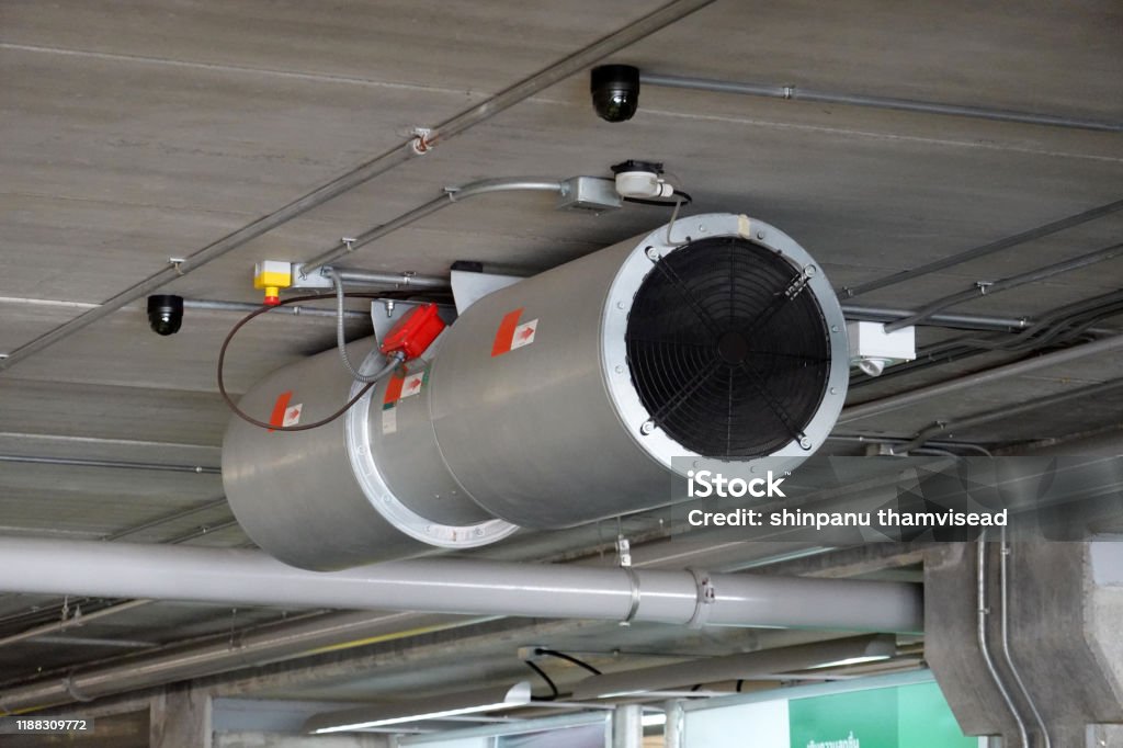 Ventilation System Parking Lot Tunnel Jet Fan Stock Photo - Download Image  Now - Tunnel, Air Duct, Order - iStock