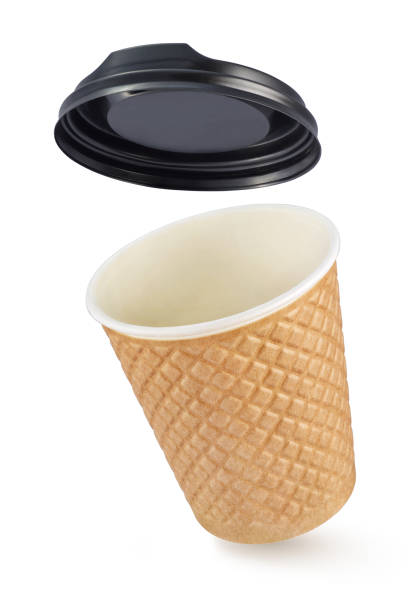 istock Corrugated fiberboard coffee cup take out isolated on white 1188311135