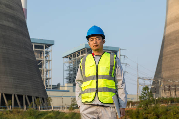 istock Engineering is checking around gas turbine electricity power plant 1188312531