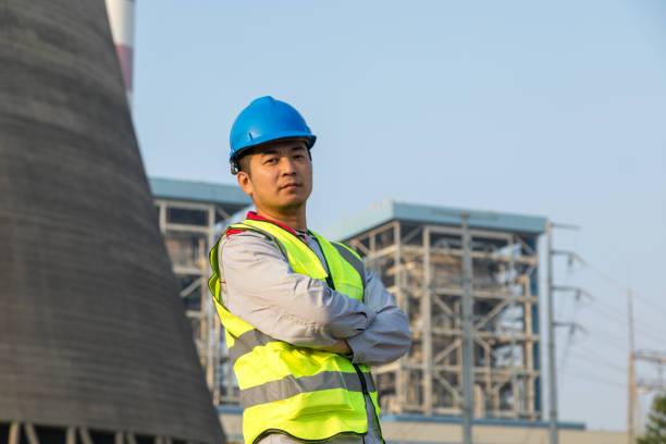 istock Engineering is checking around gas turbine electricity power plant 1188312574