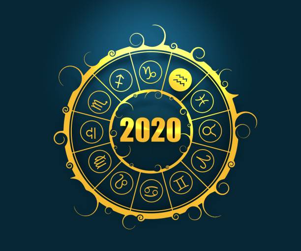 istock Astrology symbols in circle. 1188314453