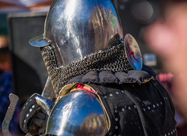 istock Knight's armor for historical reconstructions, close up 1188318571