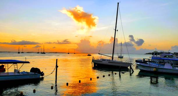 istock Sunset marina near Xelha Cancun Mexico 1188319748