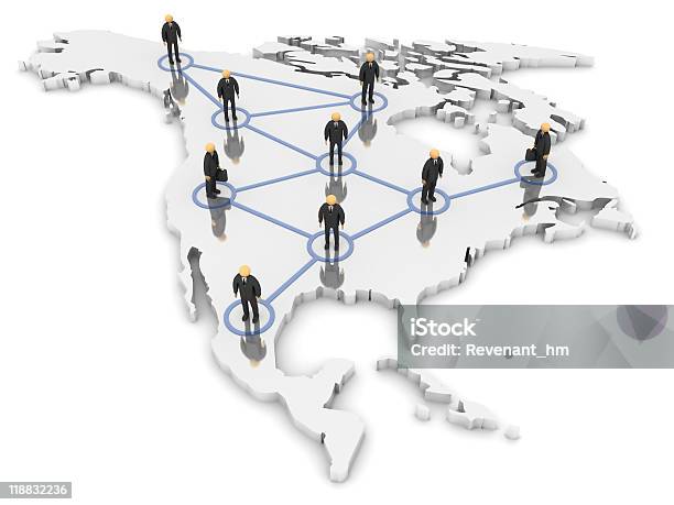 Red De América Del Norte Foto de stock y más banco de imágenes de Adulto - Adulto, América del norte, Asociación