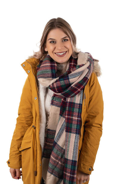 istock Charming woman with mustard jacket 1188326112