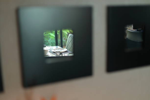 istock reflection dining table in mirror of interior decoration home in eating room 1188326865