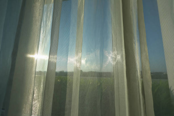 istock sun light morning through white curtain on window 1188326878