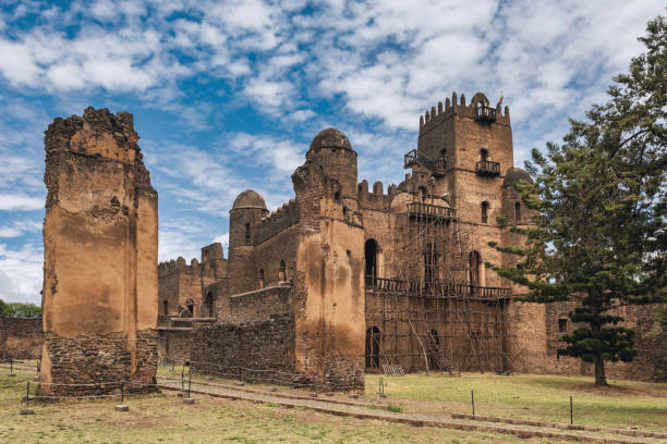 istock Fasil Ghebbi, castle in Gondar, Ethipia Heritage 1188334782