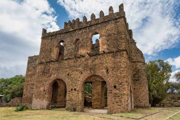 istock Fasil Ghebbi, castle in Gondar, Ethipia Heritage 1188334783