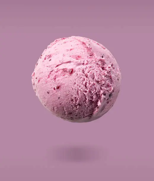 Photo of pink ice cream scoop