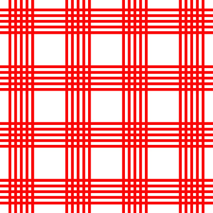 Check Red Pattern Line Red Check Seamless Pattern Stock Illustration - Download Image Now ...