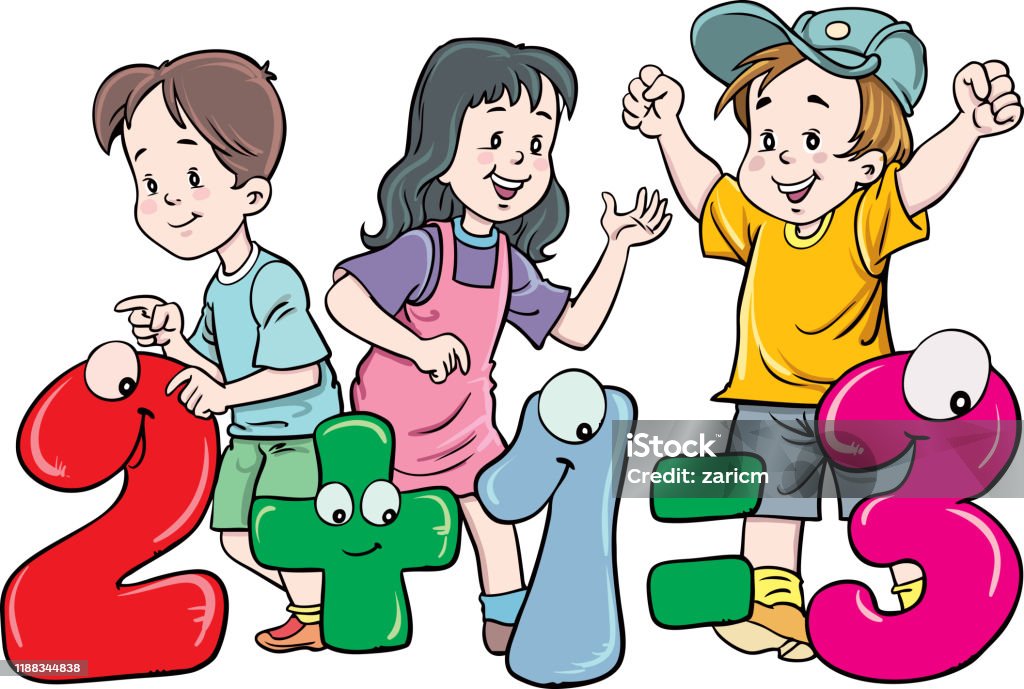 Ilustración de Niños De Dibujos Animados Con 1 2 3 Números y más Vectores Libres de Derechos de Matematicas - Matematicas, Niño, Niños - iStock Ilustración de Niños De Dibujos Animados Con 1 2 3 Números y más Vectores Libres de Derechos de Matematicas - Matematicas, Niño, Niños - iStock