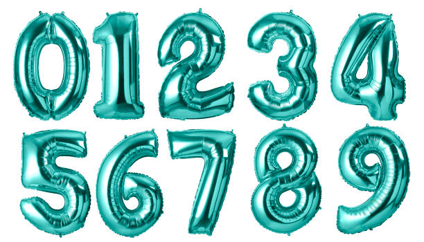 istock numbers Balloons on a white background 1188344885
