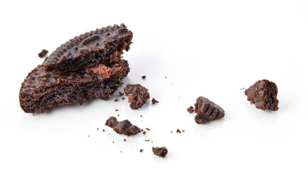istock chocolate cookies crumbs 1188345195