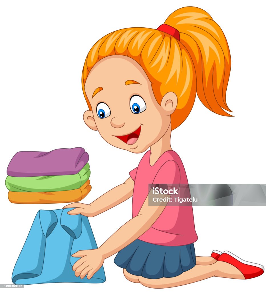 Ilustración de Dibujos Animados Niña Doblando Una Ropa y más Vectores Libres de Derechos de Niño - Niño, Apilar, Camisa - iStock Ilustración de Dibujos Animados Niña Doblando Una Ropa y más Vectores Libres de Derechos de Niño - Niño, Apilar, Camisa - iStock