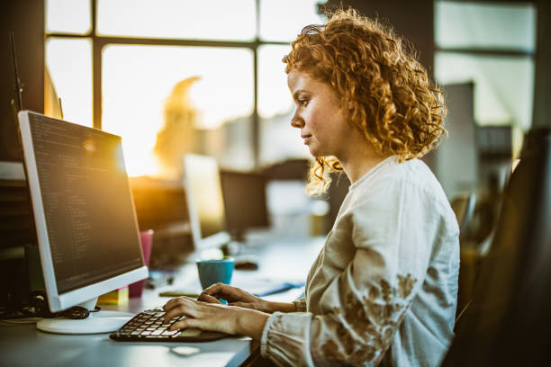 24,100+ Women Programming Stock Photos, Pictures & Royalty-Free Images ...