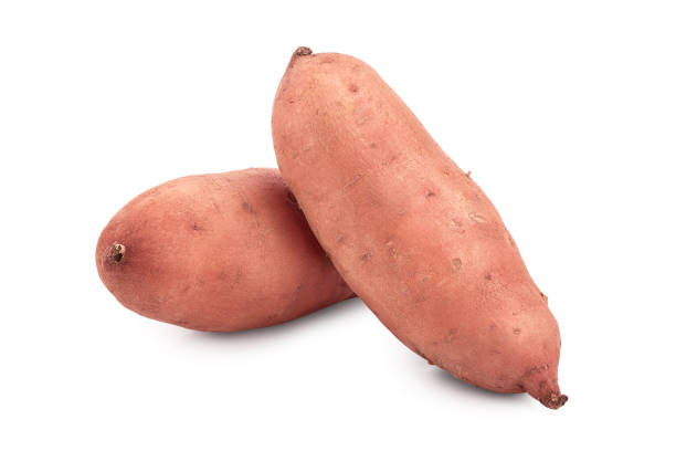 istock Sweet potato isolated on white background closeup 1188360722