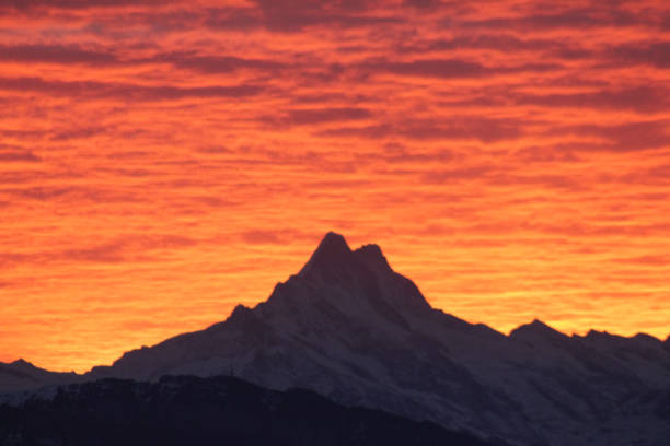 istock Spectacular sunset over the Swiss Alps 1188361873