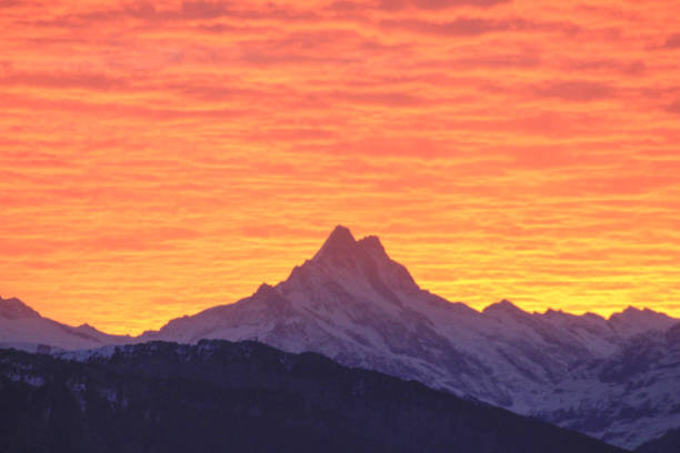 istock Spectacular sunset over the Swiss Alps 1188361900