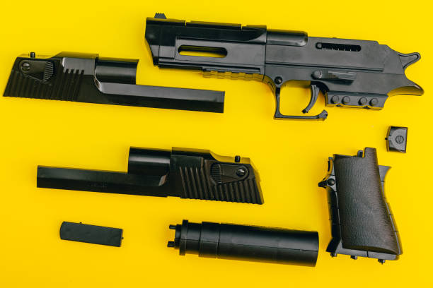 istock assemble handgun from the parts 1188365716