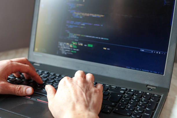 1,500+ Man Writing Codes On Computer Stock Photos, Pictures & Royalty ...