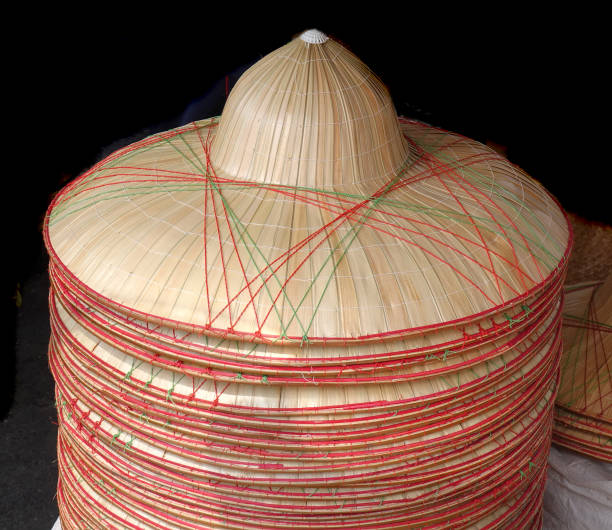 istock Handmade Bamboo Hats for Sale 1188367573