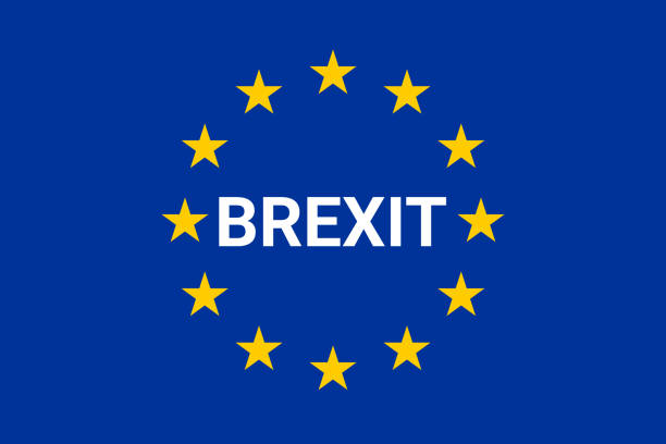 istock Brexit symbol with the european flag 1188369648