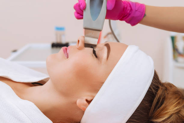 istock Professional ultrasonic equipment. Skin Care. 1188370405
